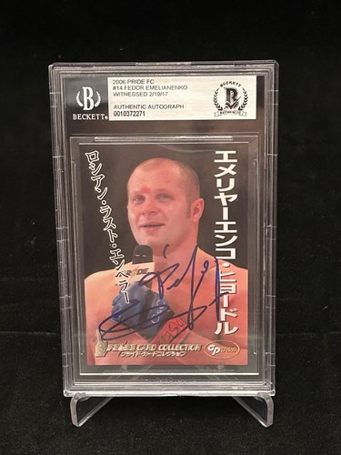 Fedor emelianenko signed 2006 - fedor,